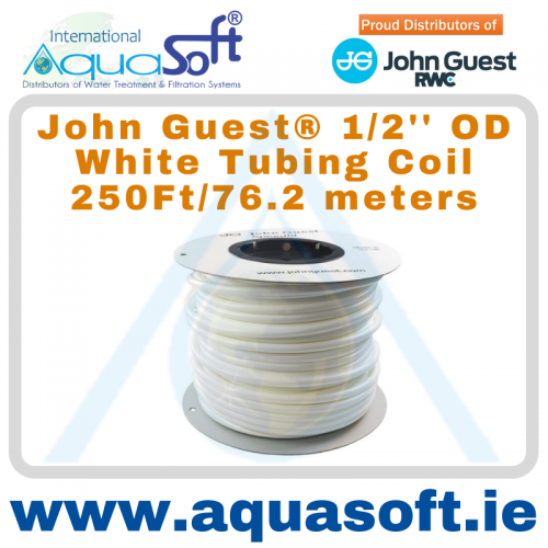 John Guest® 1/2'' White Tubing Coil 250Ft/76.2 metre