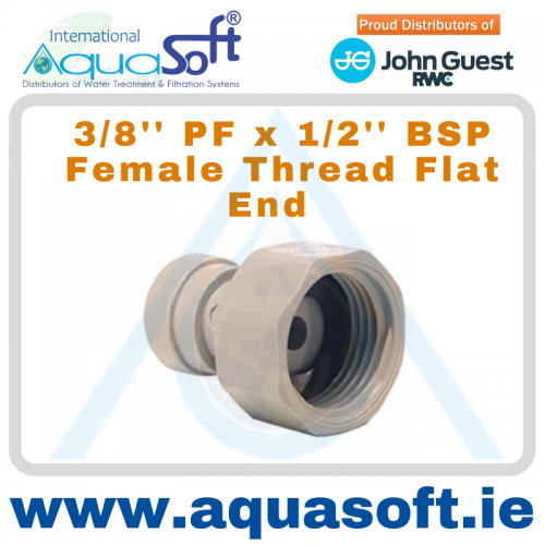 3/8'' PF x 1/2'' BSP | PI451214FS | Flat End