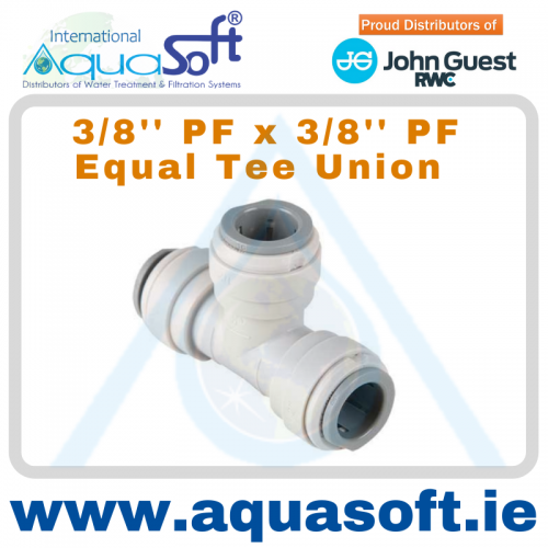 3/8'' PF x 3/8'' PF Equal Tee Union - PI0212S
