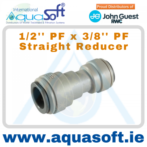 1/2'' PF x 3/8'' PF Straight Reducer - PI201612S