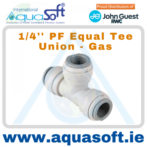 Equal Tee Connection 1/4" Push Fit 